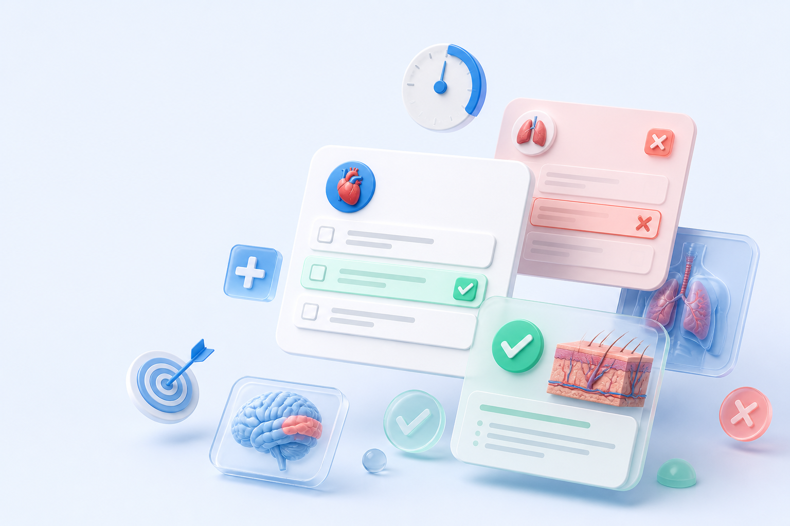 Questions médicales avec réponses, correction immédiate et chronomètre